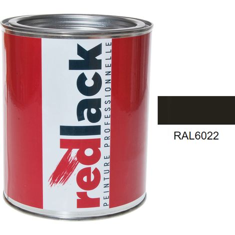 Pot 1L Peinture – RAL 6022 – Olive brun – Mat – multisupport – Redlack