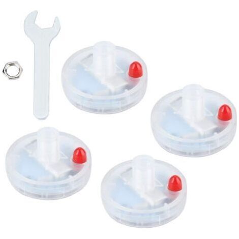 [JAMAIS UTILISÉ]4 pièces énergie solaire moto vélo voiture roue pneu pneu bouchon de Valve LED stroboscope Flash lumière lampe (1/4)