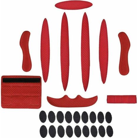 Kit de Rembourrage pour Casque de vélo Coussinets de Moto Universel Mousse EVA de Casque Anti-Collision Protection des éponges Doublure (1/5)