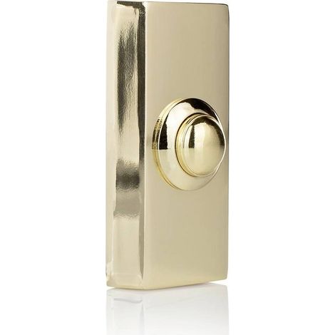 Byron DBW-21027 Tasto per campanello Ottone