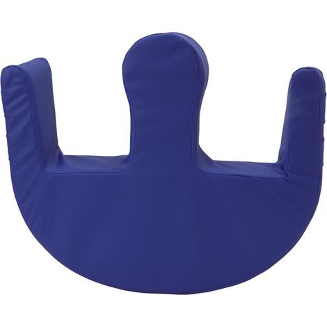 Coussin de retournement en cuir en forme de U pour personnes âgées, aide au retournement en forme de montagne, oreiller latéral, bleu pour les personnes âgées (1/5)