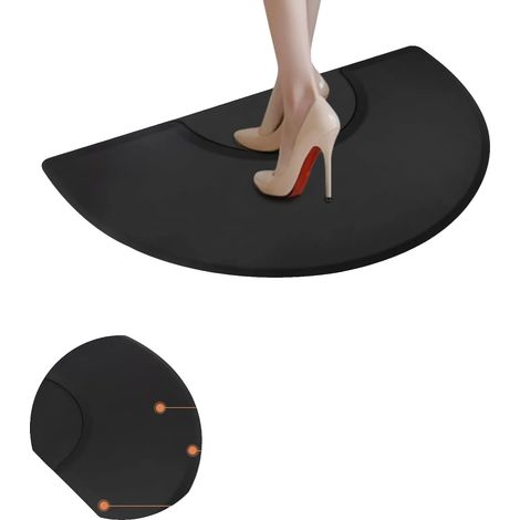 Alfombra para sala de estar, material PVC, dimensiones 3 pies x 5 pies, relleno de fibra, diseño trenzado, impermeable. (1/5)