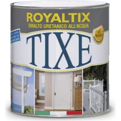 TIXE 615601 Royaltix Smalto Uretanico all'Acqua, Vernice, Bianco Lucido, 10 x 10 x 20 cm (1/4)