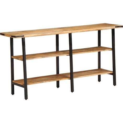 Konsolentisch 140x35x70 cm Massivholz Mango