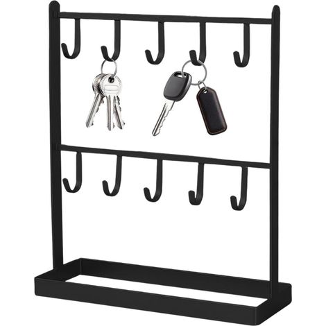 à porte clés étagère métallique peu encombrante avec 10