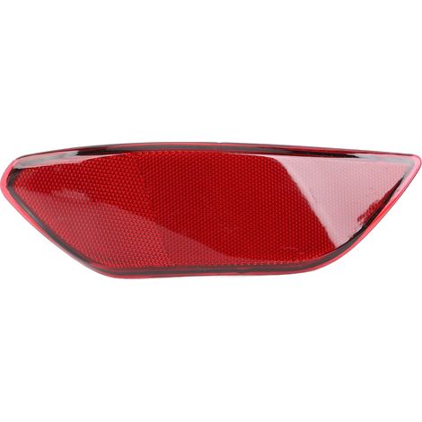 ABS-Heckstoßstangenreflektor mit roter Linse, für Modell 95863110600, glänzender Streifen, einfache Montage (1/5)