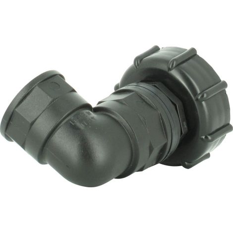 Raccord S60X6 - Sortie coudée femelle 1'' Pas gaz (26x34 mm) (1/4)