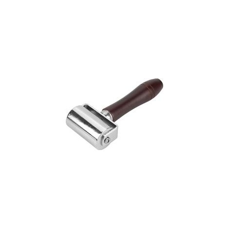 Outils de platine 60mm rouleau de bord de presse en cuir plioir de bord en cuir acier à haute teneur en carbone rouleau de travail du cuir solide maroquinerie outil de roulement de couche collé