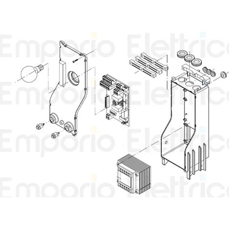 beninca pièce détachée armoire de commande pour zed-24-ri 968601005 (1/3)