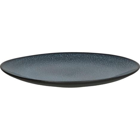 Pomax Mirha Dessertteller blau 22 cm aus Steinzeug
