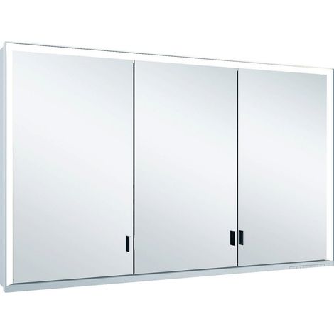 KEUCO Royal Lumos armario con espejo 3 puertas, puerta larga,