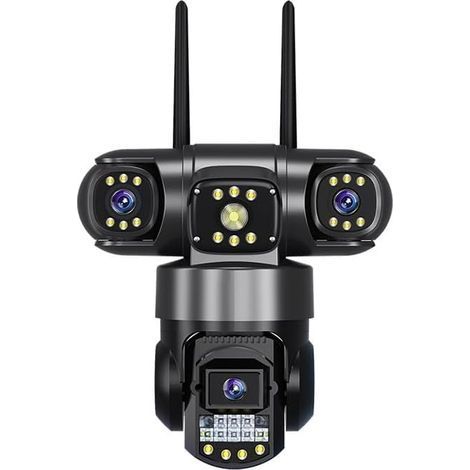 Caméra de surveillance HD, détection de mouvement et de forme humaine, audio bidirectionnel, 4G/Wi Fi/filaire, for la surveillance (1/5)
