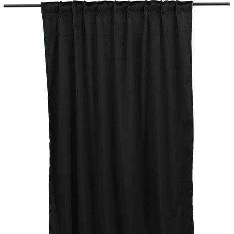 Mary Vorhang 1 Stk. 250x135cm schwarz.