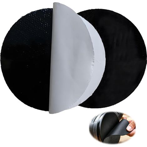 2 Pièces Scratch Autocollant Double Face 150 mm,Plateaux de Ponçage et Polissage 6 Pouces,Scratch Rond Autocollant pour Réparation de Support Auto-Agrippant,Compatibles avec Ponceuses (1/5)