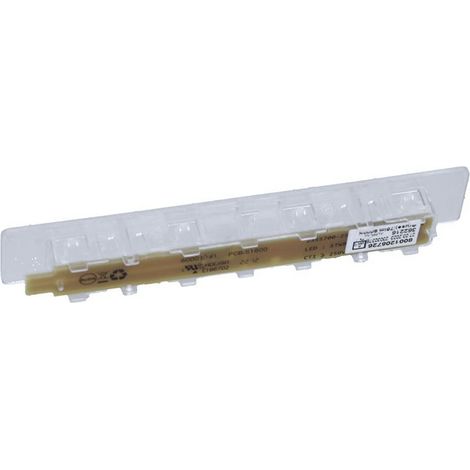 Ricambi® Diodo Luminoso Modulo Faretto Lampada Led Compatibile con Bosch Siemens, Dimensioni: 129x28x15 (mm) 6 Volt 75 Lumen 6000K Modelli: KGF27A266C/01 KGN36NW3B/36 KGN36VL316/03