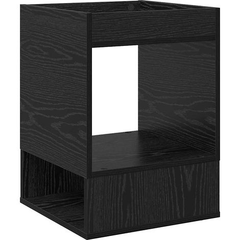 Maison Exclusive - Tavolino Rovere Nero 40 x 40 x 56 cm Legno multistrato
