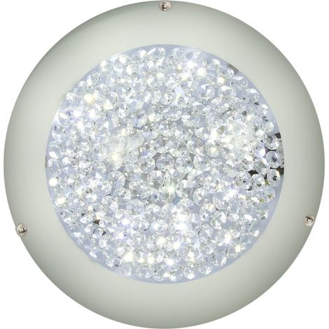 Plafoniera LED Candellux Pristina 40cm bianca 16W 6500K (1/2)