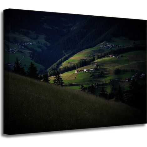 Leinwanddruck Natur Berglandschaft 40x30 cm