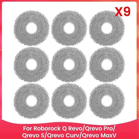Lingettes de nettoyage pour aspirateur robot Roborock Q Revo/Qrevo Pro/Qrevo S/Qrevo Curv/Qrevo MaxV (1/5)