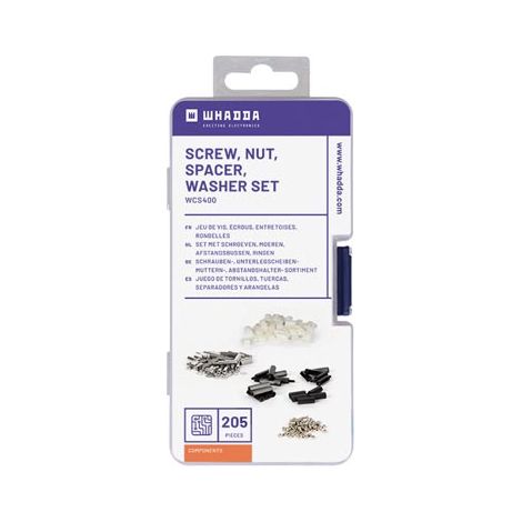 Kit de tornillos velleman group nv nylon latón 35 piezas (1/3)
