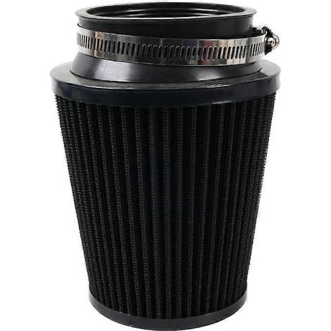 Filtre à air haute performance pour admission d'air froid universel, filtre conique 3 pouces d'entrée, compatible avec voitures, camions et SUV, remplacement performance. (1/4)