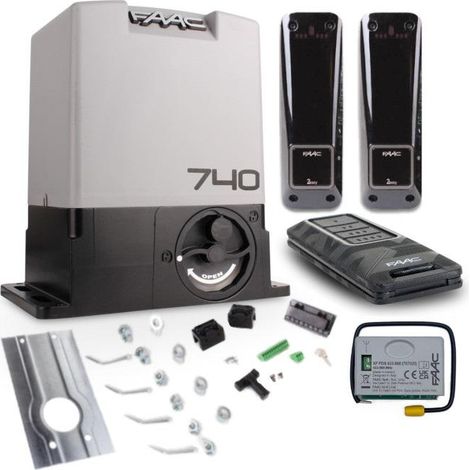 Kit Delta 2 FDS - faac 740 para puertas correderas de 500 kg (1/5)