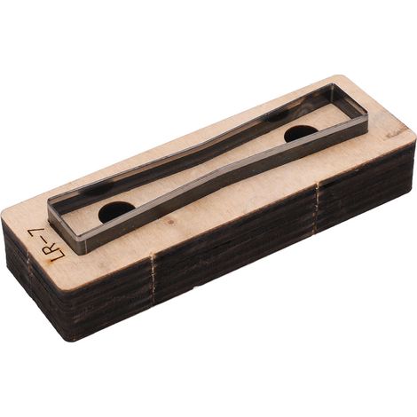 Moule en cuir et métal, poinçonnage, perforation, découpe, façonnage, acier allié, fournitures de loisirs créatifs LR 7 (1/5)