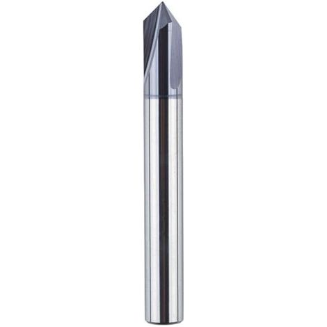 Lot de 3 flûtes à moulin en forme de goudron 6 mm 90 degrés Recouvert de Fraise en V Carbure de tungstène Solide Moulin à chaflan CNC Professionnel pour tailler et biseler (1/5)