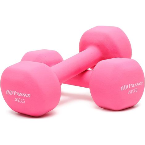 Paire d'haltères en néoprène (lot de 2) - Halteres musculation femmes et hommes, Dumbbells weights, Haltères courtes avec poids pour gymnastique, yoga, pilates, entraînement de force, fitness (1/5)
