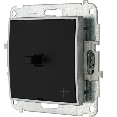 Modul ohne Rahmen, Kreuze USA Karlik Mini, Farbe Matt Schwarz/Silber (1/3)
