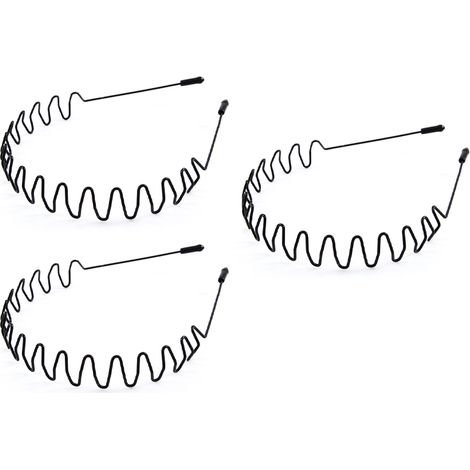 Bandeau En Metal - Bandeau De Sport Antidérapant Élastique Réglable Pour Homme Et Femme - Usage Intérieur Et Extérieur - 1 Pièce (1/5)