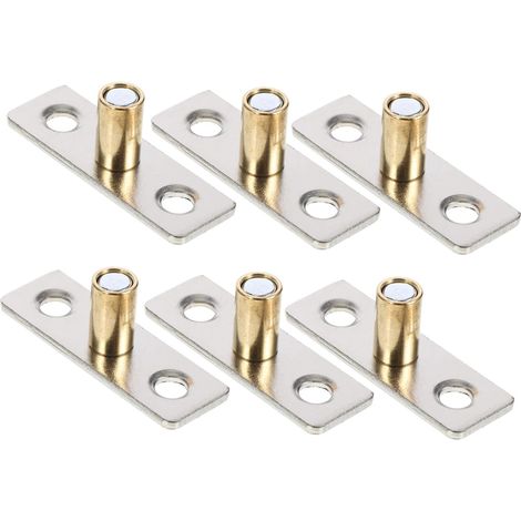 6 pièces guide de sol pour porte coulissante, fer (1/5)