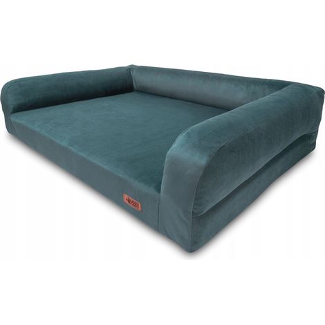 Cama rectangular para perro grande, sofá ortopédico HUGGY DOGGY XXL (1/5)