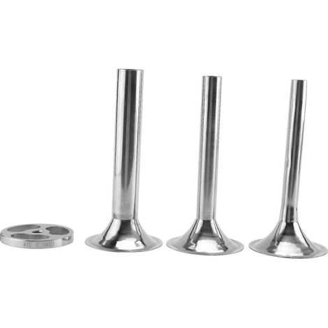 Plaque perforée en acier inoxydable pour hachoir à viande, compatible avec les modèles KitchenAid. Compatible avec les lames de hachoir à viande de type 12 et les boîtes à intestins. (1/5)