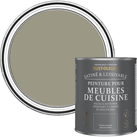 Peinture Verte pour Meubles de Cuisine, Finition Satinée - Racine 750ml (1/5)