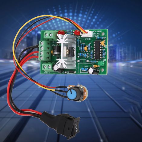 Contrôleur PWM 150W 5-30V pour Moteur à Courant Continu - Régulateur de Vitesse Réversible