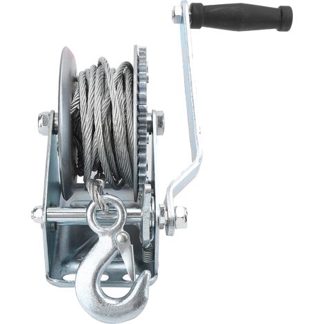Treuil manuel autobloquant en acier allié, capacité de charge élevée, équipement de levage, accessoire de grue, 454 kg (1000 lbs) (1/5)