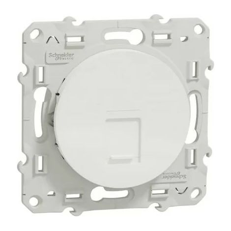 Schneider S520471 Telephone socket RJ45 Grade 1 Odace - Cat. 5 UTP - White