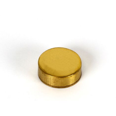 Embellecedores para Tornillos de Sujeción de Espejos Fabricado en Latón Acabado en Oro 1 Unidad -