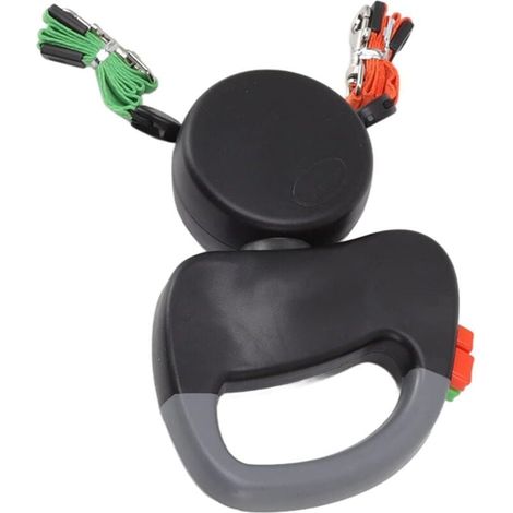 Laisse Double pour 2 Chiens,Laisse Double pour 2 Chiens de Petite Taille, Laisse Double de 3 Mètres pour Animaux de Compagnie, Corde D\'enroulement Automatique