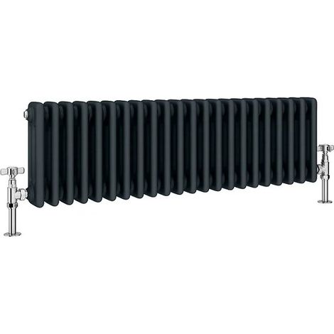 Traditional Anthracite 3 Column Radiators 300mm high 1000 mm wide