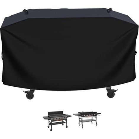 Housse de protection pour barbecue Bronco de 111 cm – Résistant aux intempéries en polyester 210D – Housse de protection contre la poussière pour barbecue avec ajustement sécurisé – Grand bouclier de (1/5)