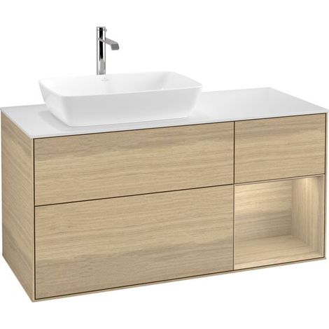 Villeroy & Boch F811PCPC Meuble sous lavabo Finion F81 (1/2)