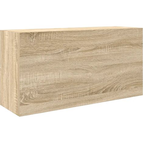 Armario de baño mural de diseño minimalista y práctico 80 x 25 x 40 cm fabricado en madera de roble Sonoma (020051279) (1/5)