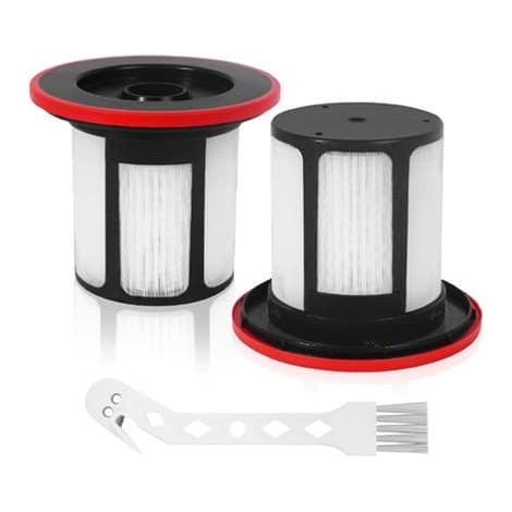 Compatible avec le filtre BHZU61FCN pour aspirateur BOSCH série S6 - 2 filtres et 1 brosse de nettoyage en ABS et HEPA (1/4)