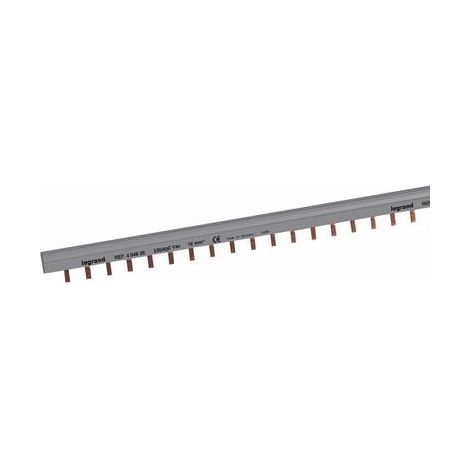 Peigne d'alimentation 2P HX³ traditionnel pour bornes à vis - longueur 56 modules - 404939 (1/2)