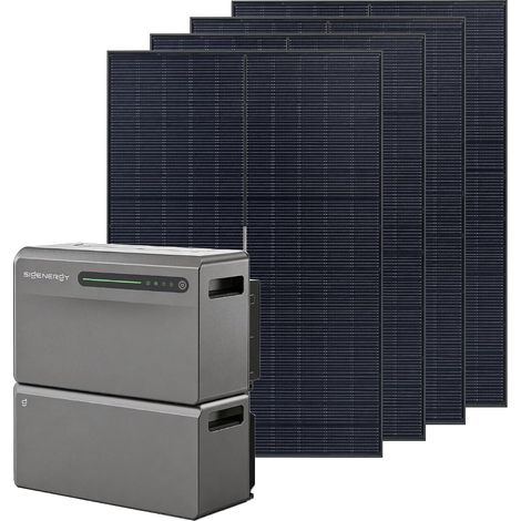 Sigenergy SigenMate 2700 ultra, Balkonkraftwerk mit Speicher, 2,68kWh, mit BAT 2700 (2,68kWh),4×500W Solarpanels,4 MPPT,4000W Solareingang,1400W bidirektional, Sigen AI,Plug & Play,mit Smarter Zähler (1/5)