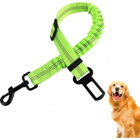 (Vert, 53-83cm)Ceinture Chien Voiture - Ceinture Securite Chien Voiture, Harnais Animalin Chien Universel Accessoires pour Tout Type de Voiture, Attache Chien Voiture pour Chien/Chat/Harnais Animaux (1/5)