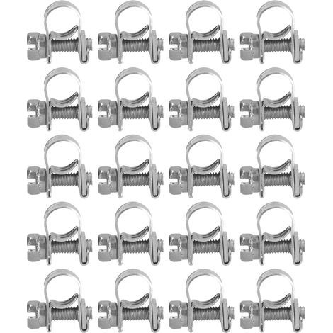 Mini collier de serrage en acier inoxydable 304, sans rouille, résistant à la Corrosion, tuyau spécial puissant, Clamp10-12mm (1/5)