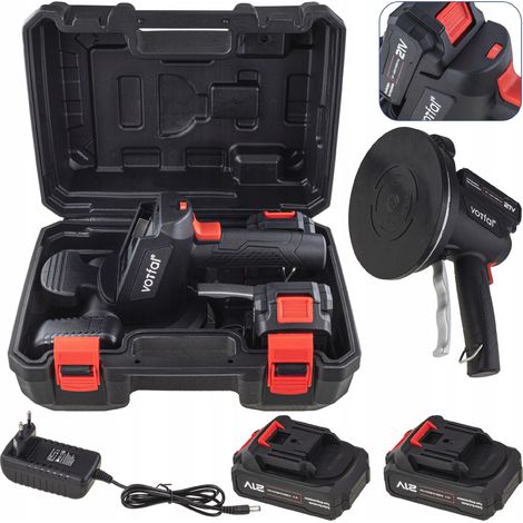 VENTOSA VIBRANTE PER LA POSA DI MATTONELLE VIBRATORE PER LA LIVELLATURA 2XAKU 21V (1/5)